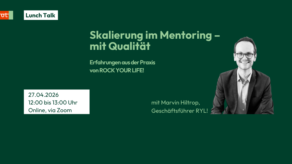 Wie wachsen Mentoring-Programme, ohne dass Qualität und Begleitung leiden?