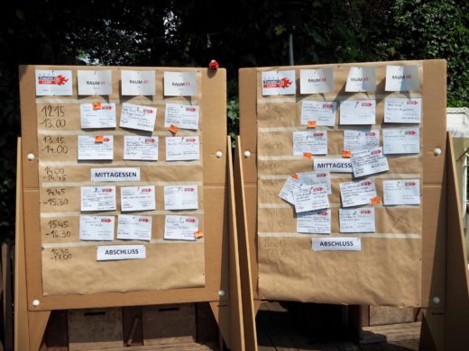 Sessionplan des openTransfer Green CAMP