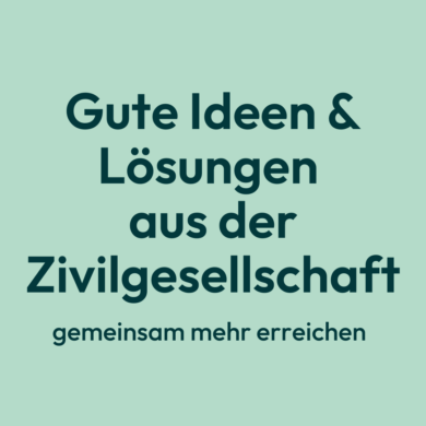 Auf dem Bild ist, auf hellgrünem Grund, in dunkelgrüner Schrift zu lesen: 